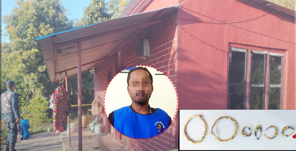 हजुरआमाको हत्या गरेर सुनका गहना लुट्ने नाती पक्राउ