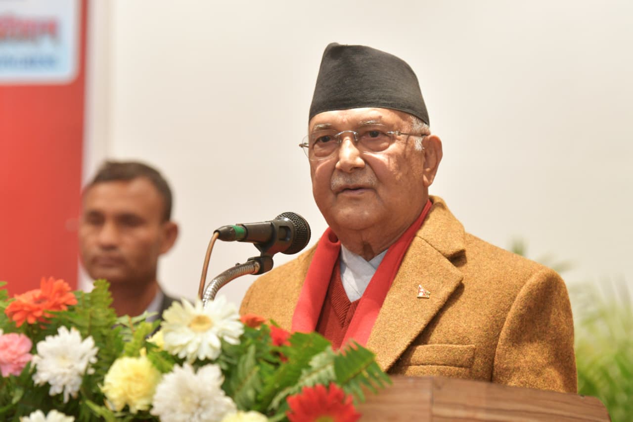 शान्तिपूर्ण निर्वाचन भए एमालेले बहुमत ल्याउँछ : ओली