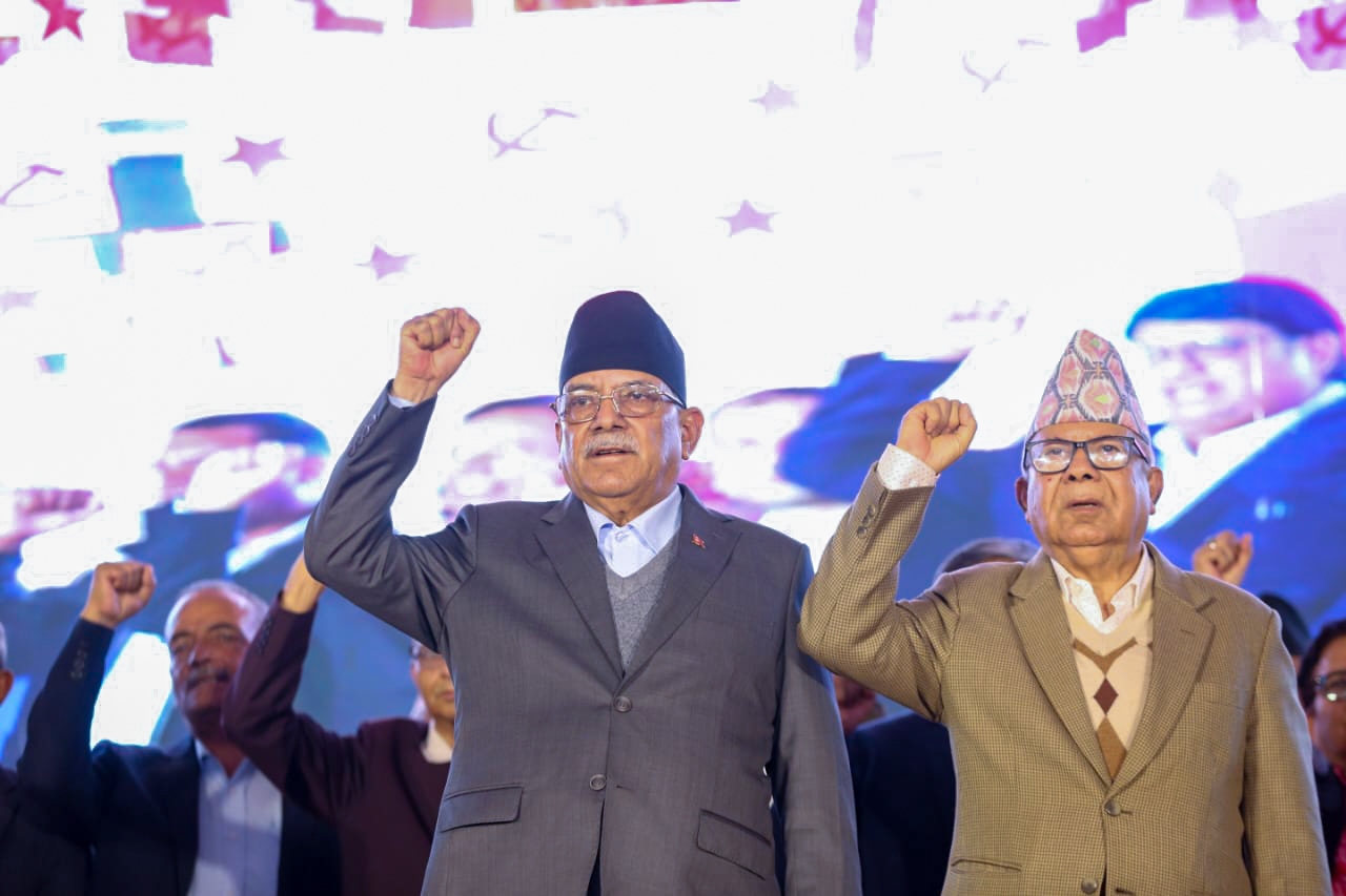 नेपाली कम्युनिष्ट पार्टीको संयोजक प्रचण्ड, सहसंयोजक नेपाल